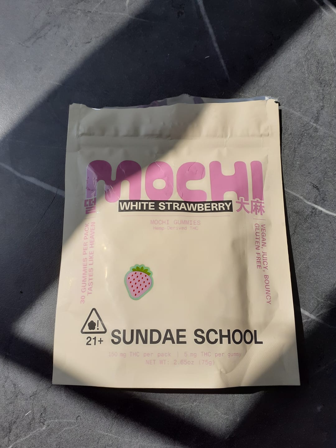 Customer photo review of White Strawberry (5mg) Mini