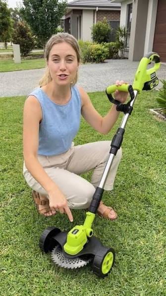 Customer photo review of TurfVolt - 5in1 Cordless Grass Trimmer & Mower