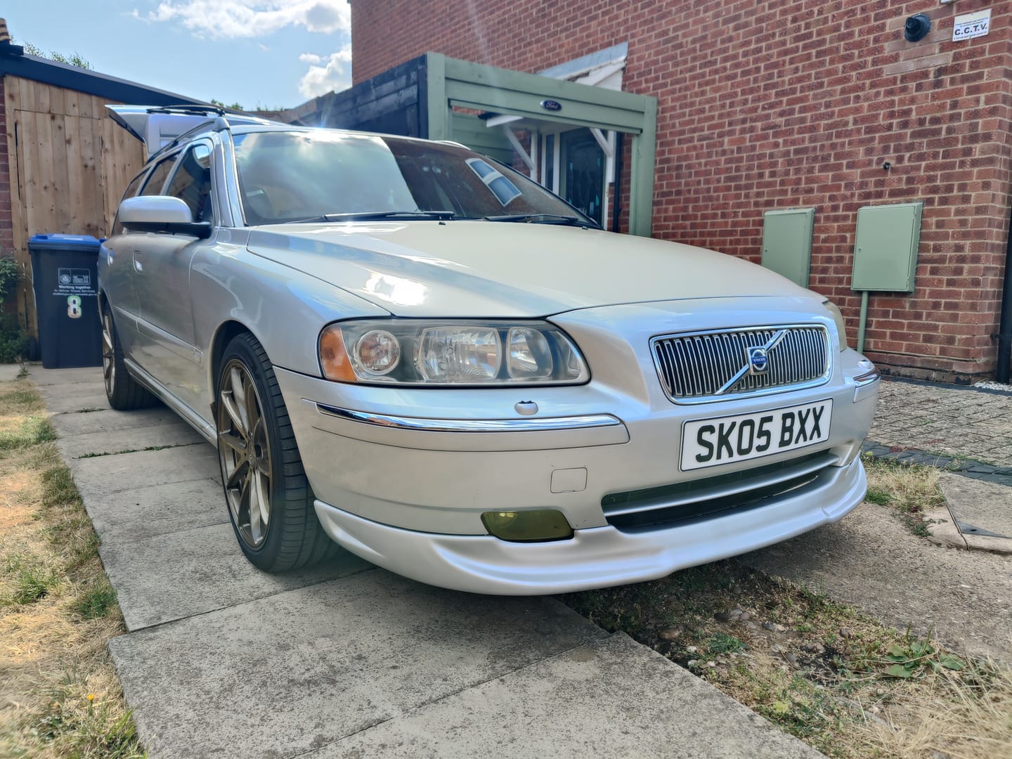 Customer photo review of Metal Pressed Number Plate (standard)- 520mm x 111mm