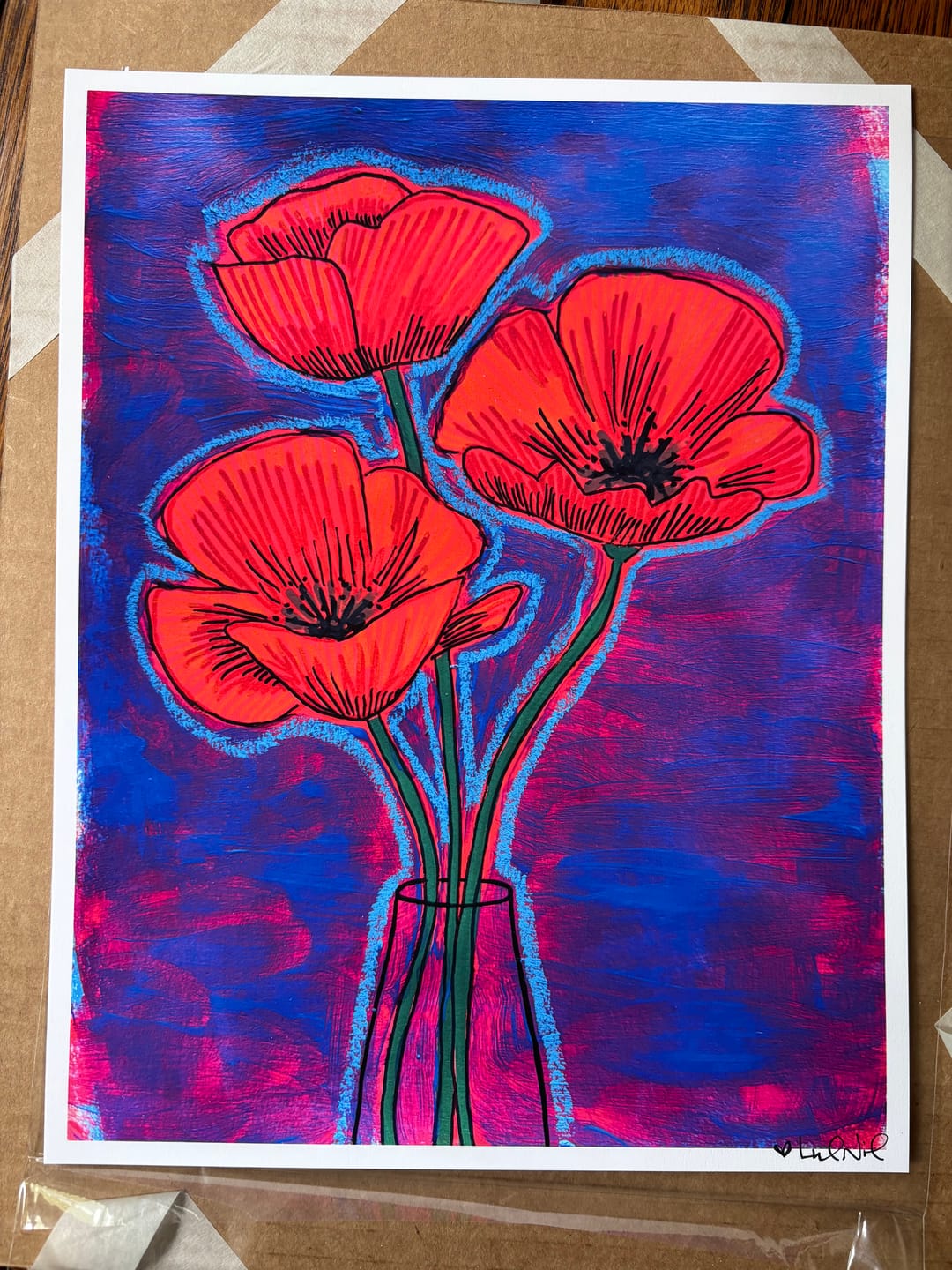 Customer photo review of 8.5x11 Giclee Fine Art Prints