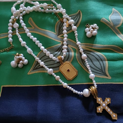 Customer photo review of Collana "Tra le Maree"