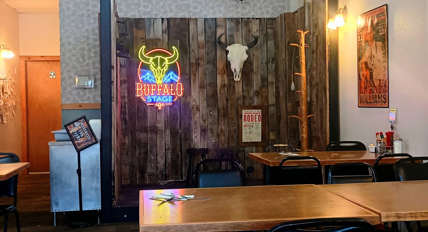 Customer photo review of BUFFALO STAGE - Premium Neon Artwork