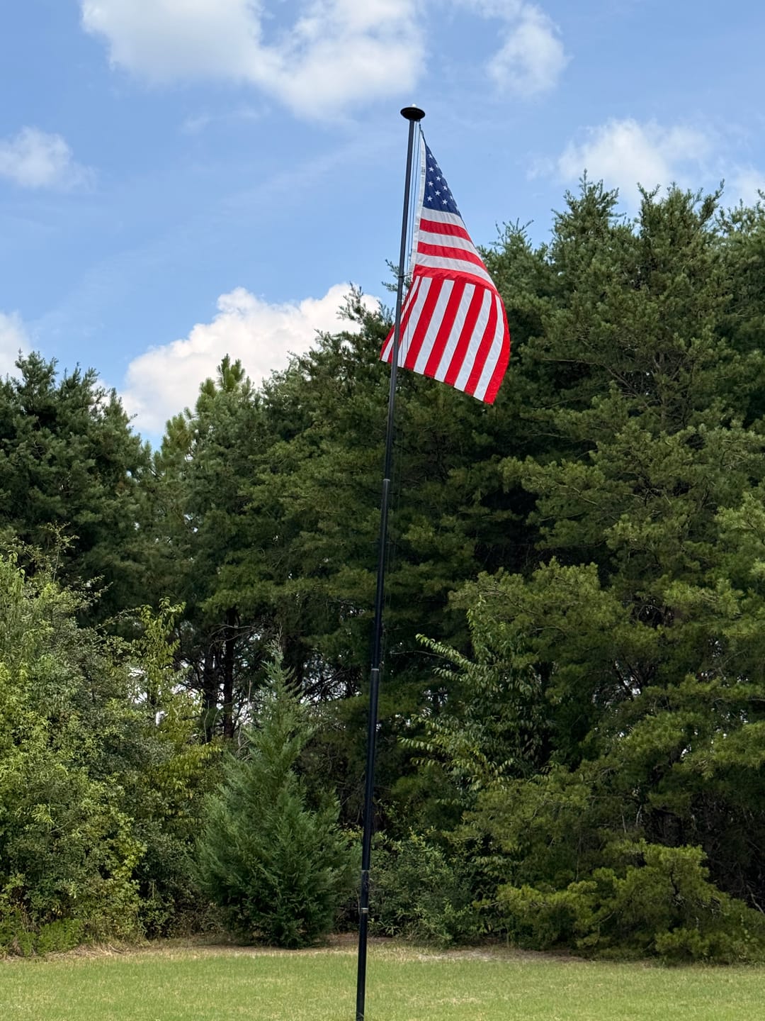 Customer photo review of 5' x 8' American Flag
