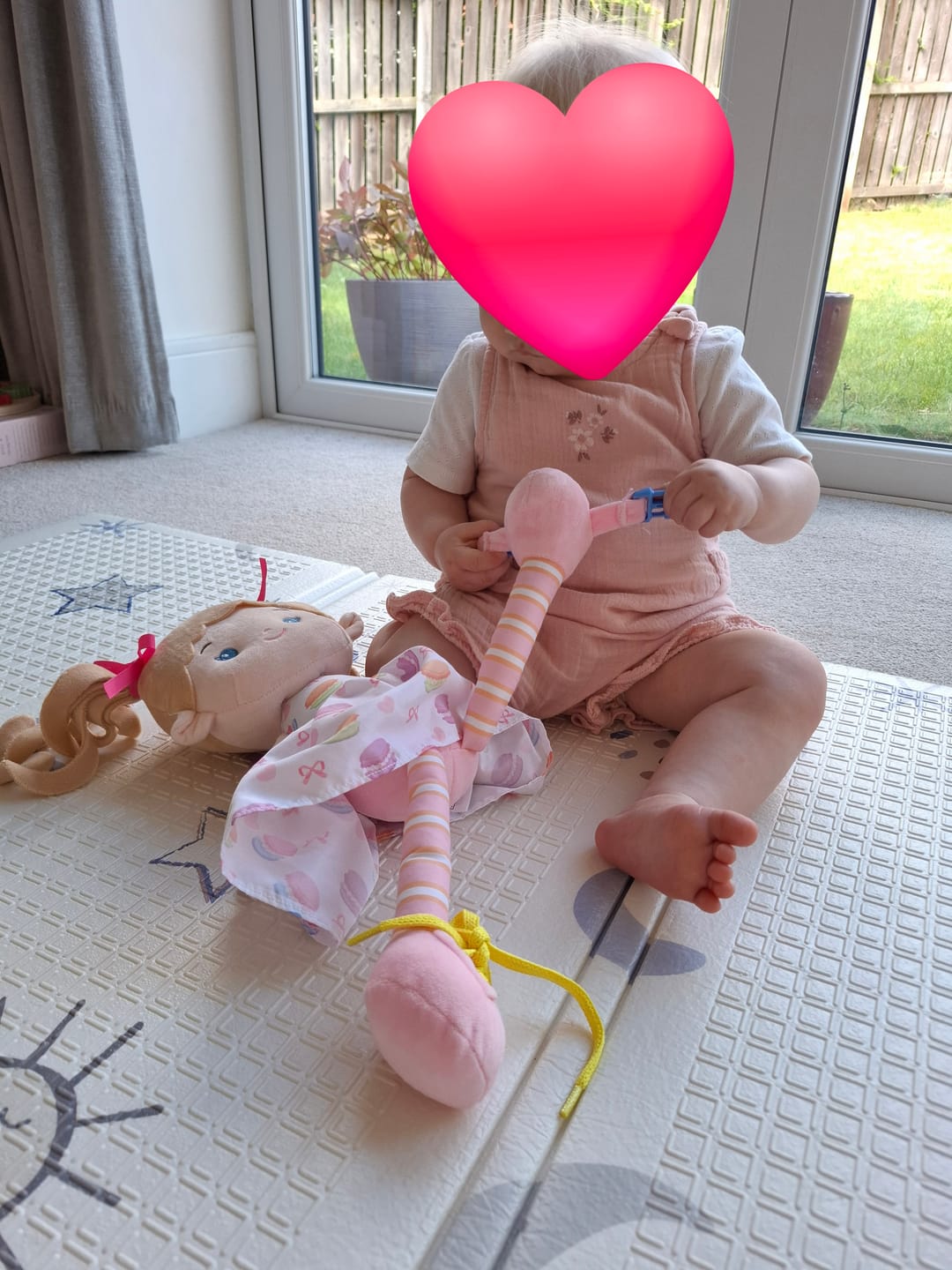 Customer photo review of Personalized Cupcake Girl - Montessori Doll
