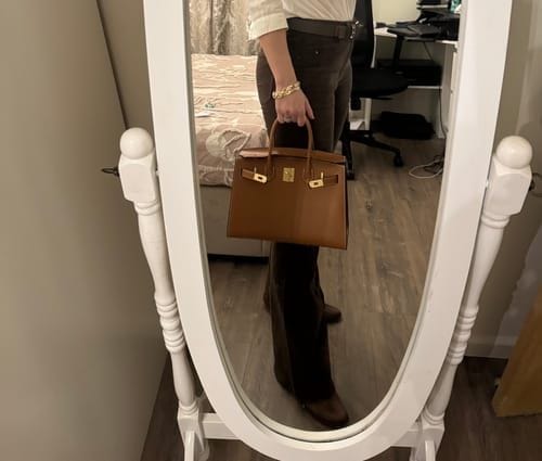 Customer photo review of CHELSEA BAG - BROWN