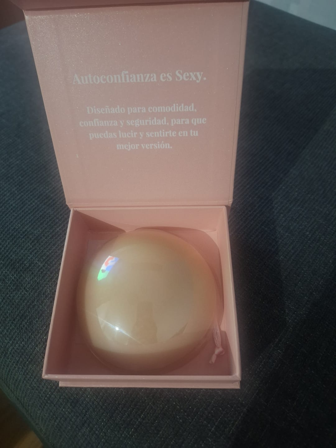 Customer photo review of Pezoneras Círculos sin Adhesivo