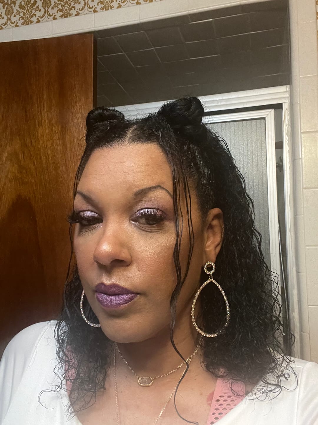 Customer photo review of Slickback Glaze & Cast Your Curls