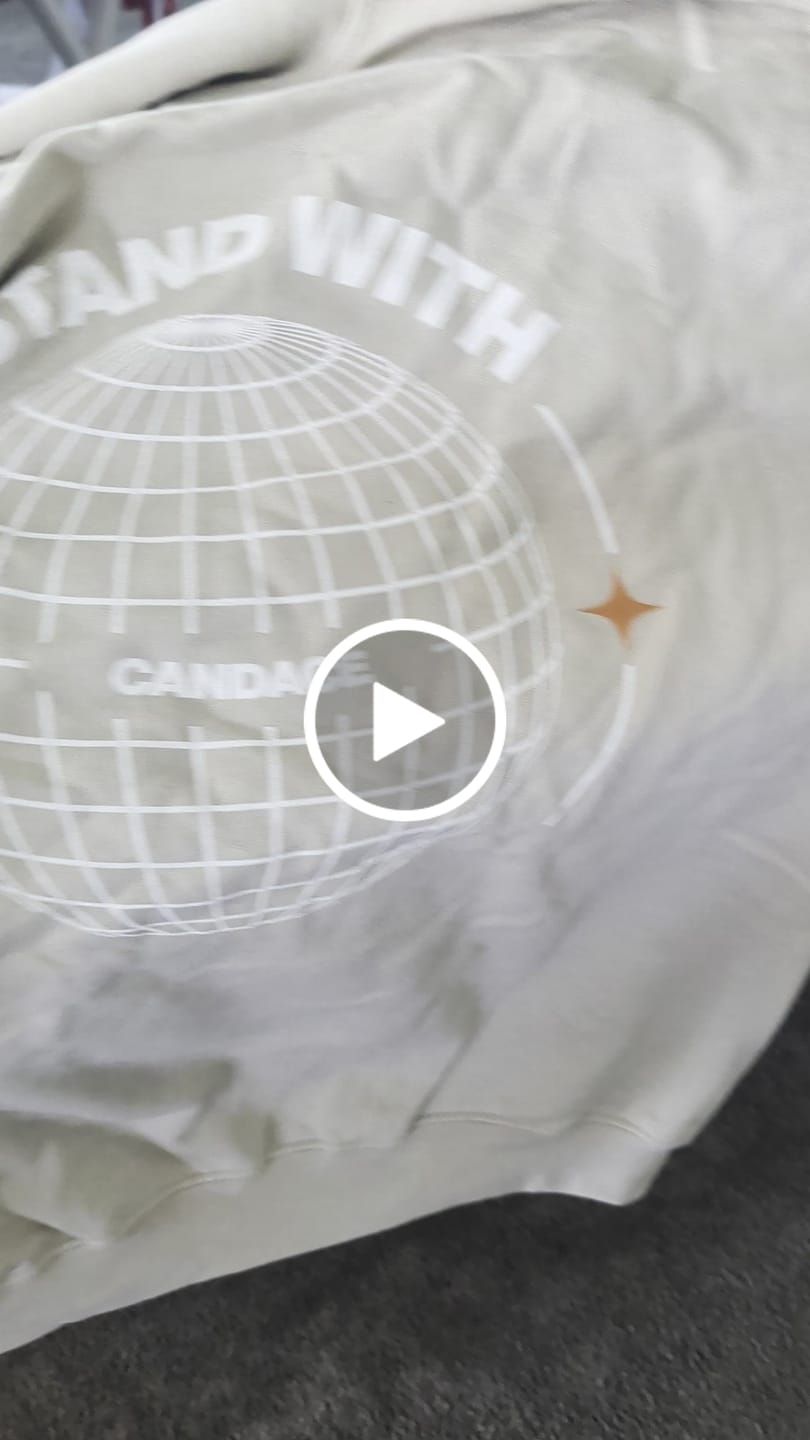Customer video review of Stand With Candace Global Hoodie