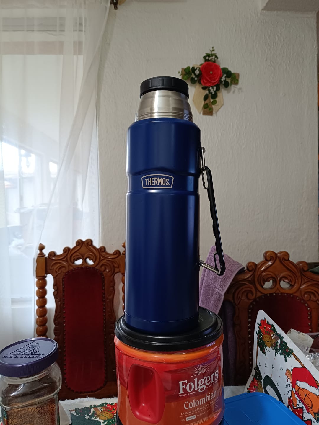 Customer photo review of TERMO LIQUIDO ACERO INOX KING 2L MATT NAVY