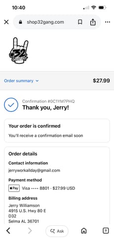 Customer photo review of ($25) QUICK ENTRY
