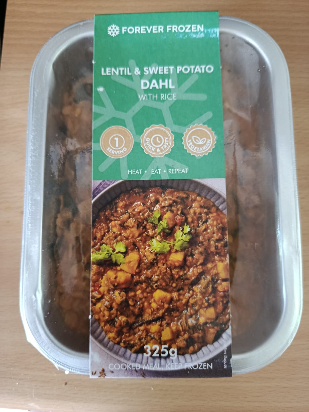 Customer photo review of Aromatic Lentil and Sweet Potato Dahl with Rice