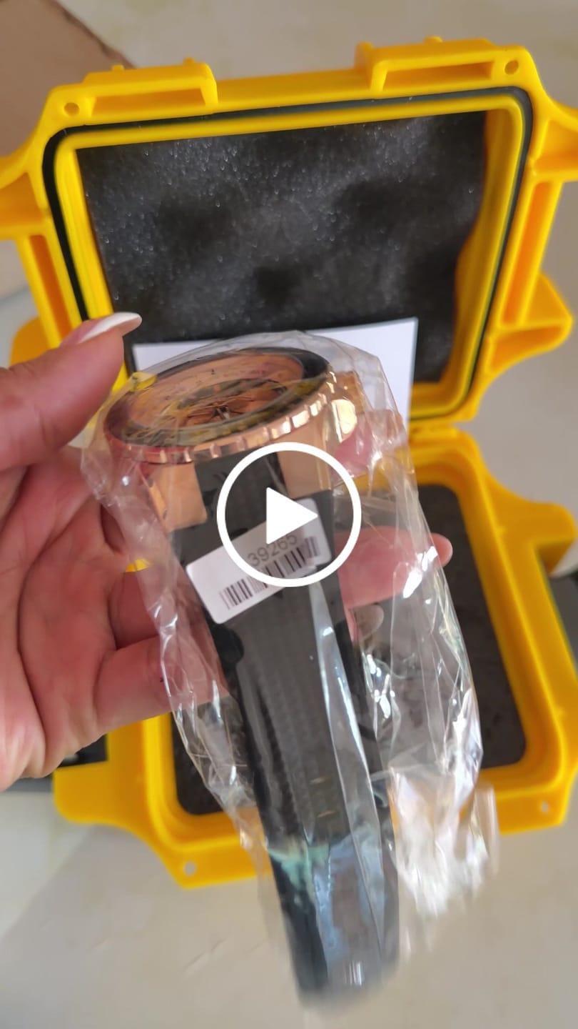 Customer video review of Reloj Deportivo Para Hombre Invicta Aviator 39265 - Oro Rosa