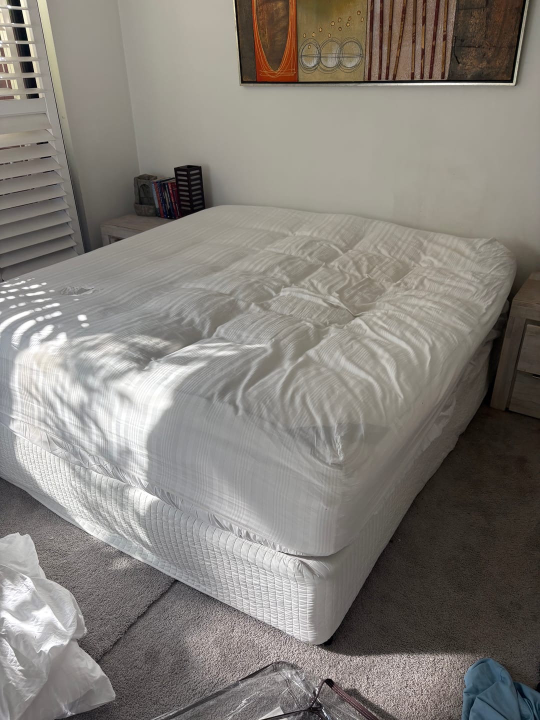 Customer photo review of Muscle Mat Luxury Mattress Topper