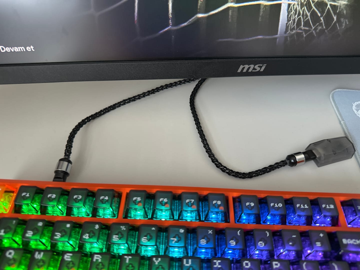Customer photo review of Wraith Çift Başlıklı Kablo
