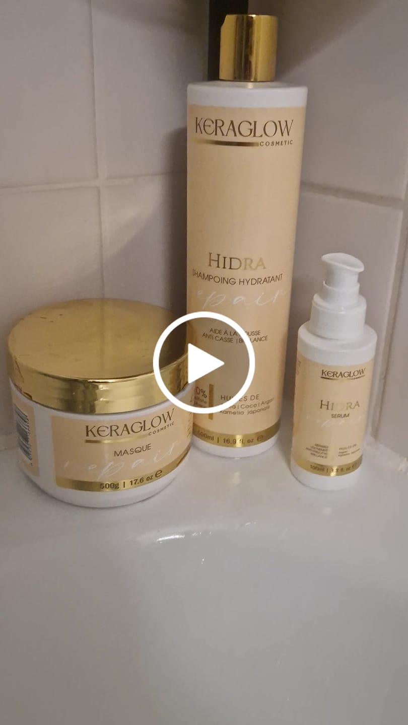 Customer video review of Entretien lissage Gamme complète Hydra Repair - Shampoing, masque, et sérum - sans SUlfate
