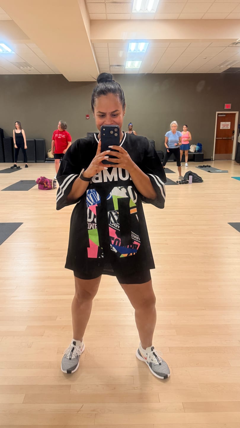 Customer photo review of Dale-Z Oversized Sports Jersey