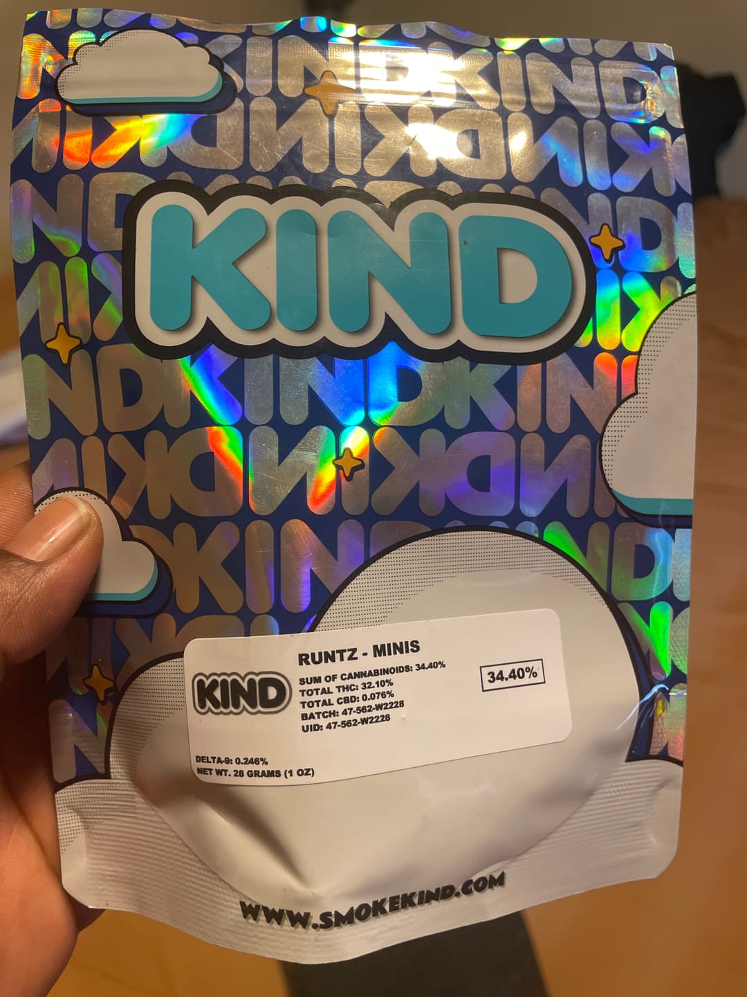 Customer photo review of Runtz - Minis - 28 Grams - Hybrid