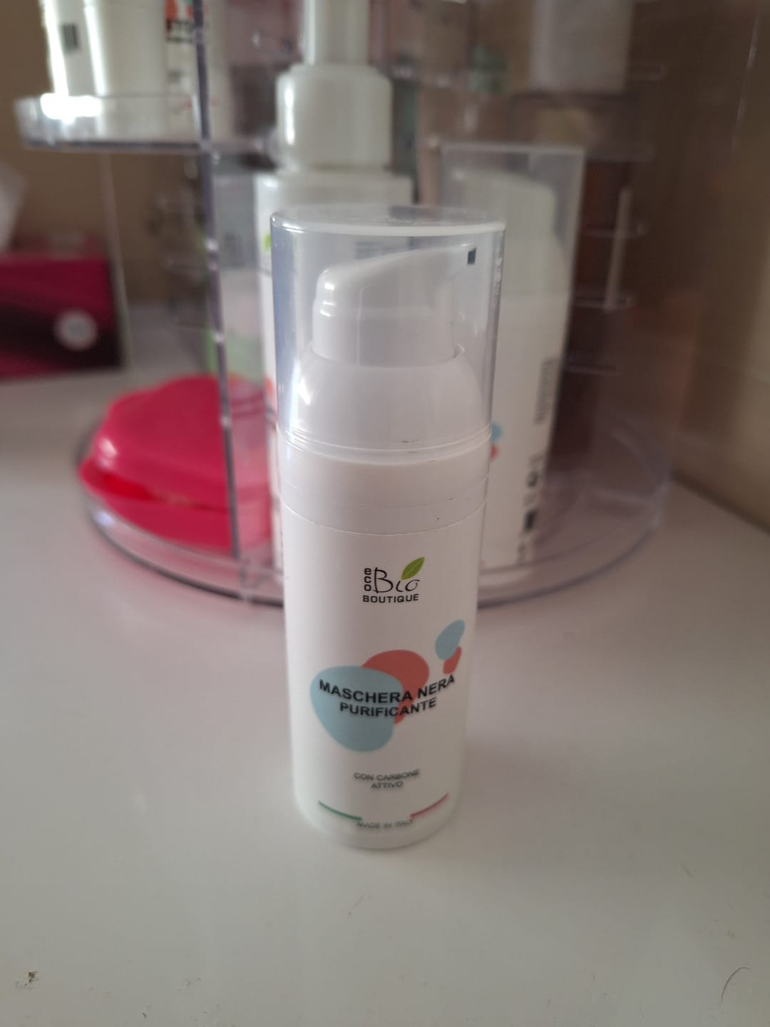 Customer photo review of Maschera Nera Purificante