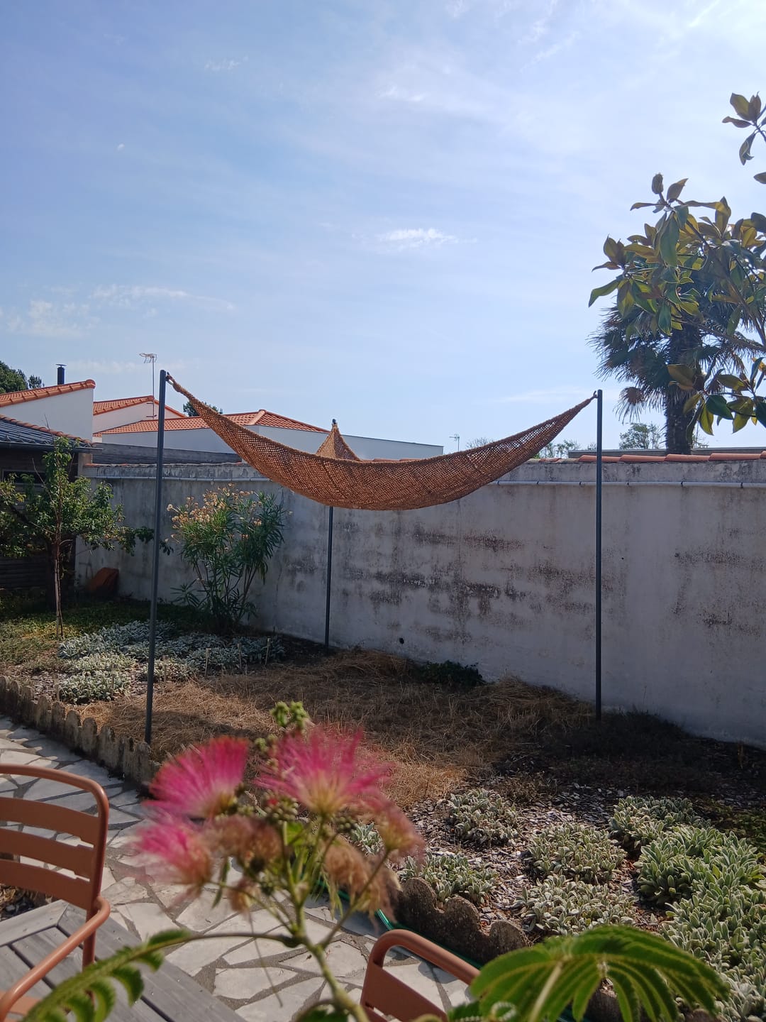 Customer photo review of Voile d'ombrage en fibre de coco