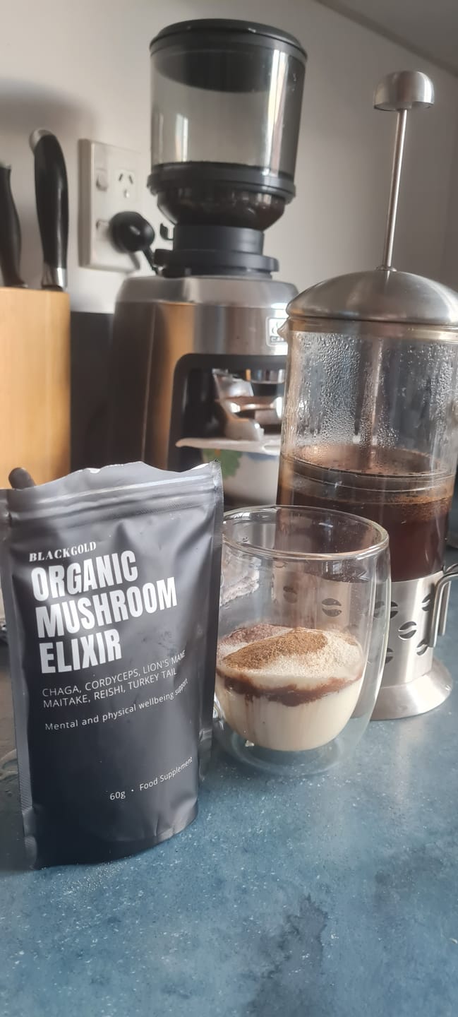 Customer photo review of BlackGold Handheld Rechargeable Frother/Mixer