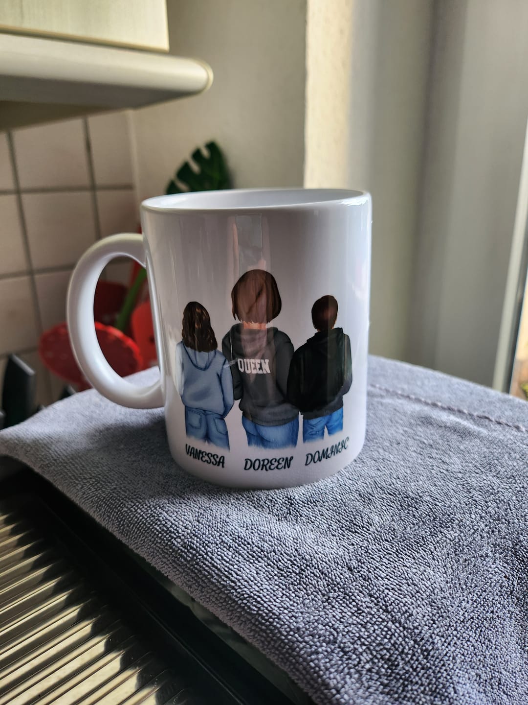 Customer photo review of Mama mit Kindern - Personalisierte Tasse (1-3 Kinder)