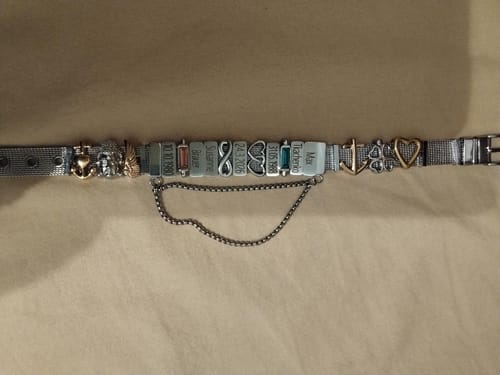 Customer photo review of Mesh bracelet silver luxe