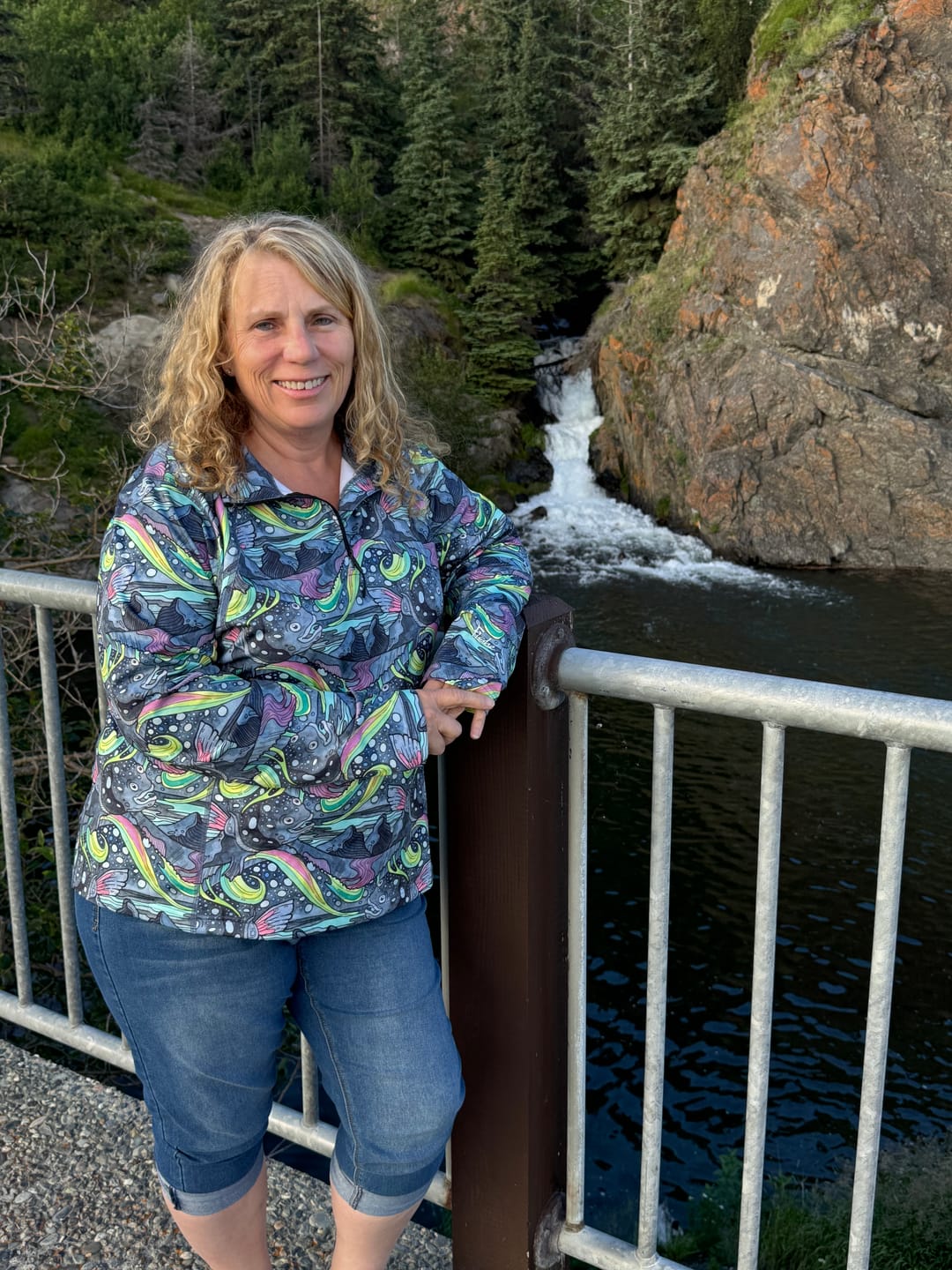 Customer photo review of Beauty and the Bonefish 1/4 Zip Sunshirt