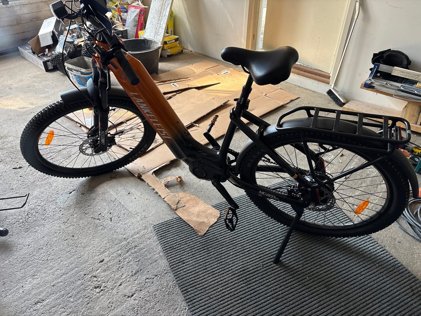 Customer photo review of Lankeleisi MG600 Lite 250W 27.5" Electric Trekking Bike 720Wh SUV E-bike with Switchable Sensor 36V 20Ah Battery