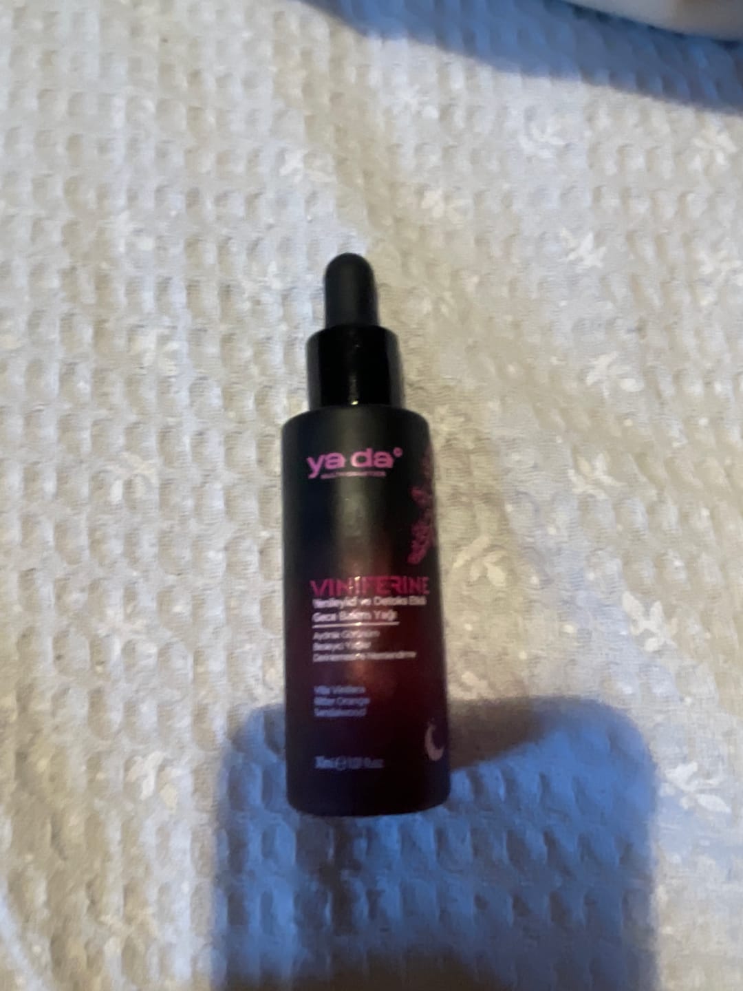 Customer photo review of Viniferine Yenileyici ve Detoks Etkili Gece Bakım Yağı