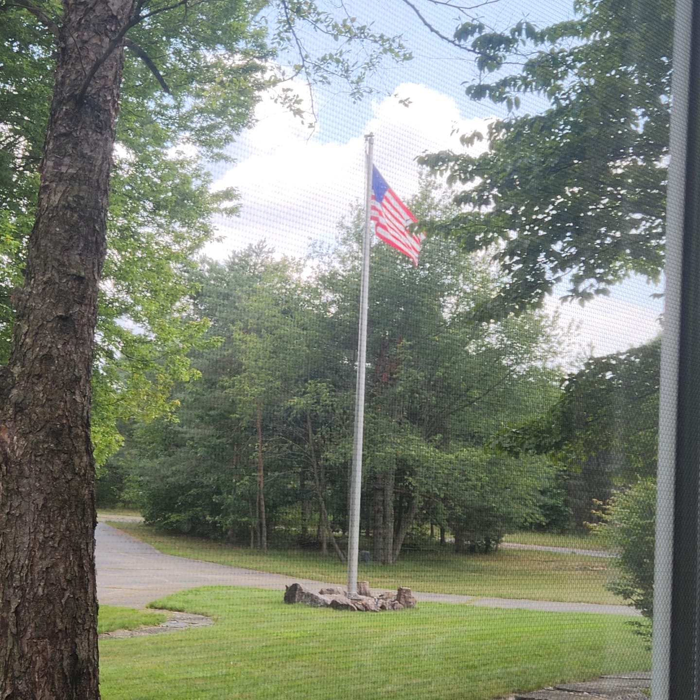 Customer photo review of 5' x 8' American Flag