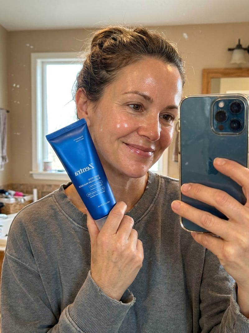Customer photo review of mud mask