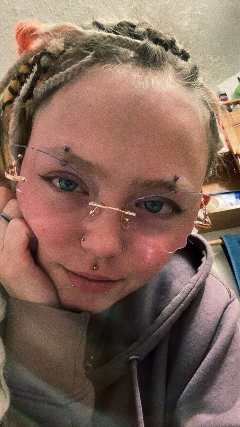 Customer photo review of Alissa Eyeglasses