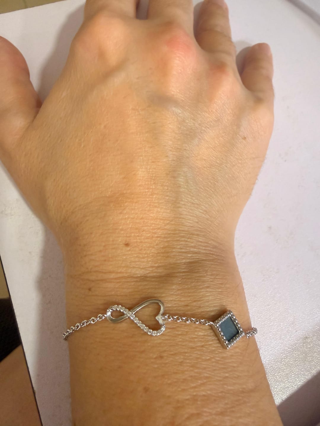 Customer photo review of Eternal Love Bracelet