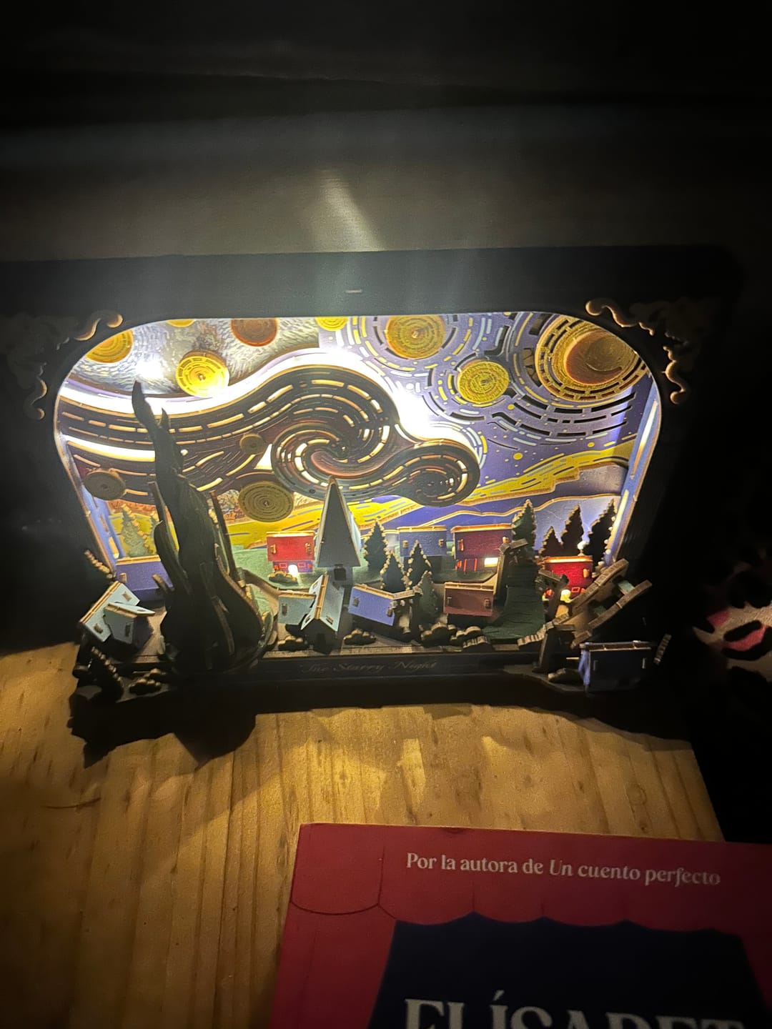 Customer photo review of The Starry Night - Rompecabezas 3D - Maqueta de Madera - ROWOOD