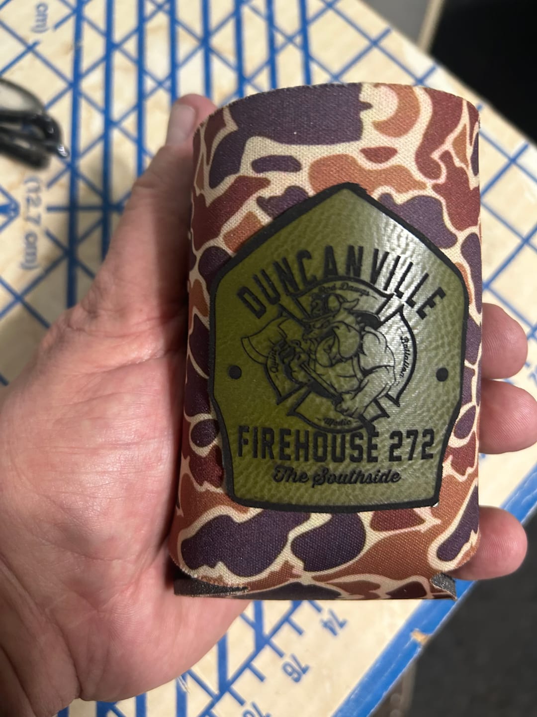 Customer photo review of DuoForge Automatic Dual-Heat platen Cap Heat Press