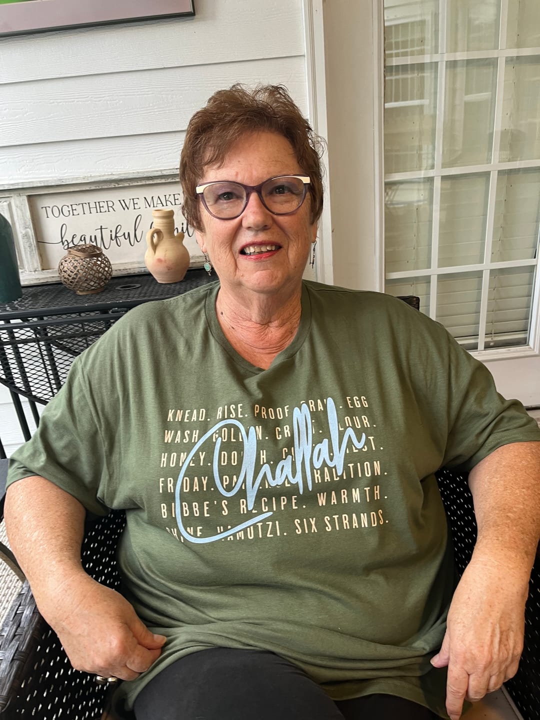 Customer photo review of Challah T-Shirt