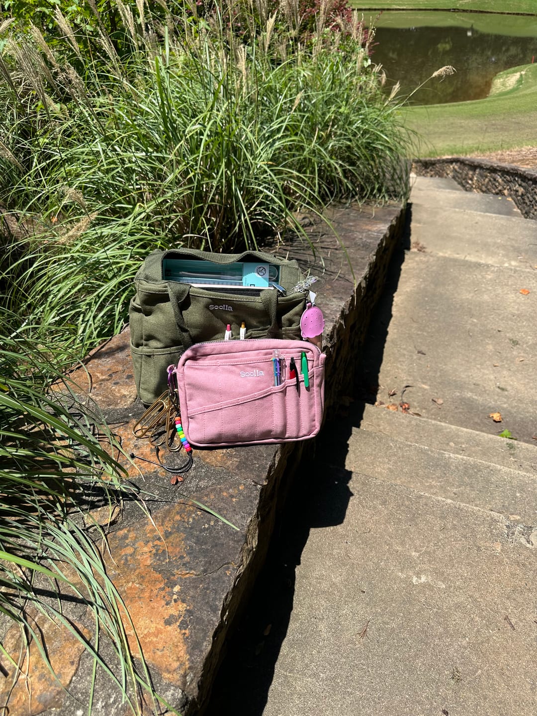 Customer photo review of Soolla® Studio Pouch, Desert Rose
