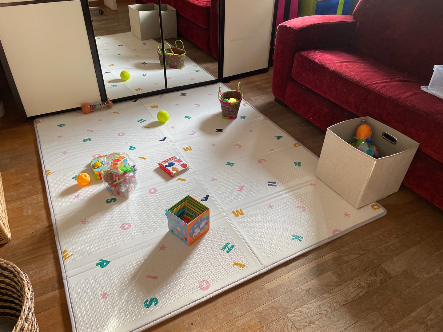 Customer photo review of Tapis d'éveil pliable anti-choc XXL