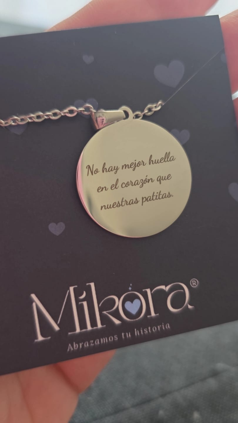Customer photo review of Grabado Extra al Reverso de tu joya 🪄