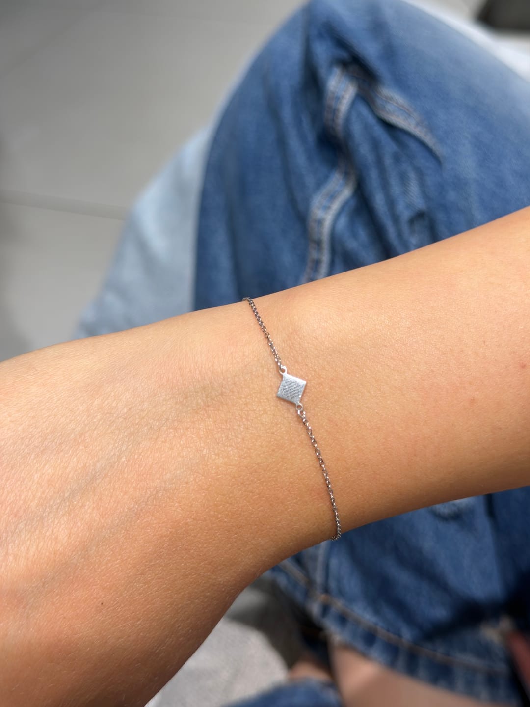 Customer photo review of Rhombus Bracelet