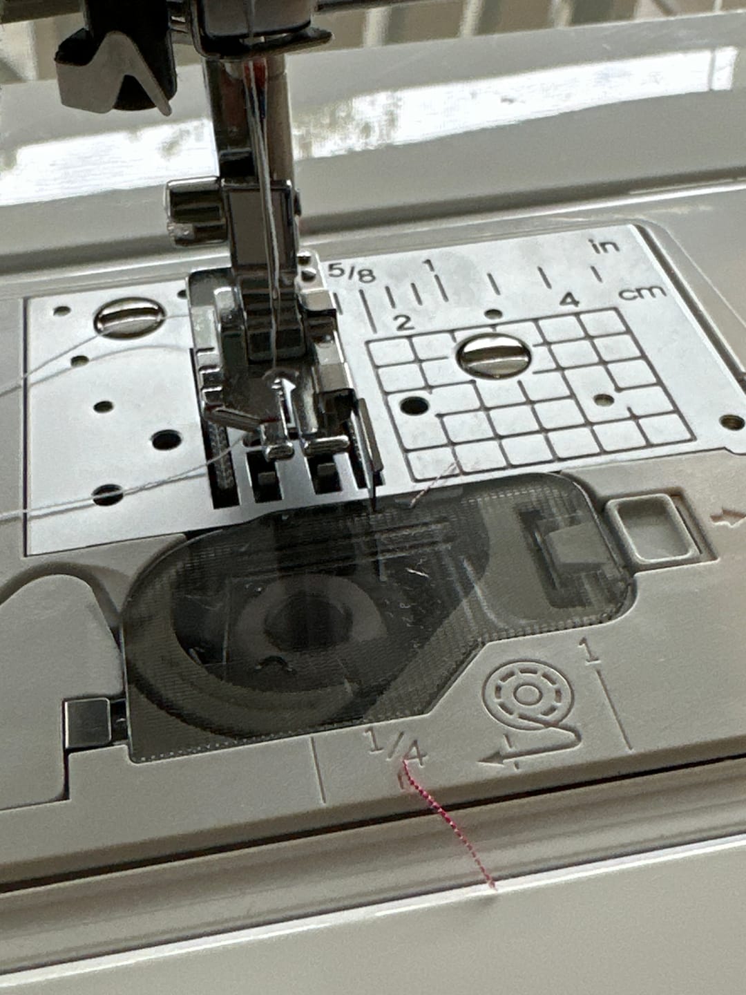 Customer photo review of 1/4" Quilting Foot, Snap On #XA3805021