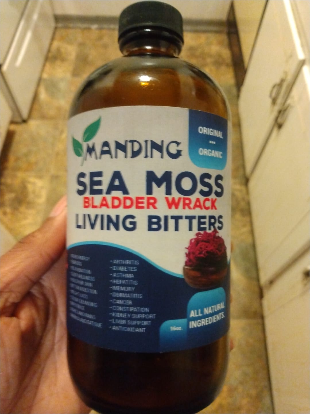Customer photo review of Sea Moss Living Bitters - 16oz