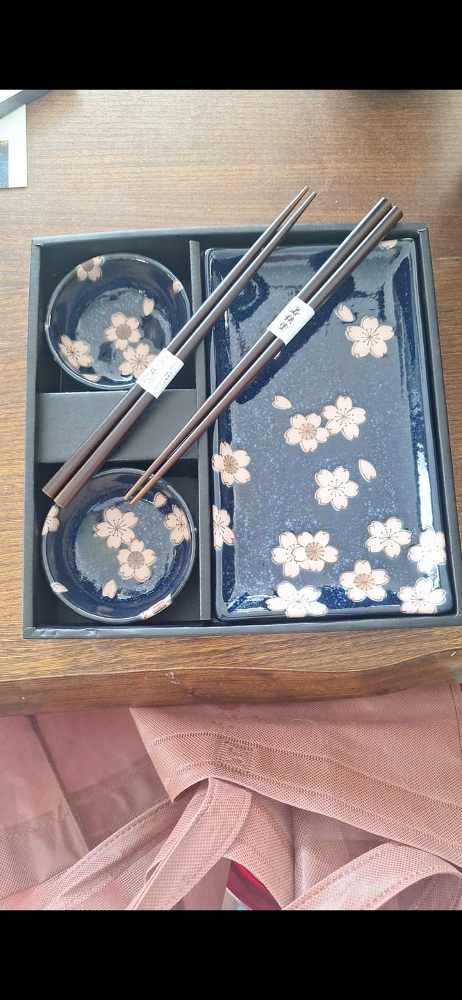 Customer photo review of Coffret Service à Sushi Sakura