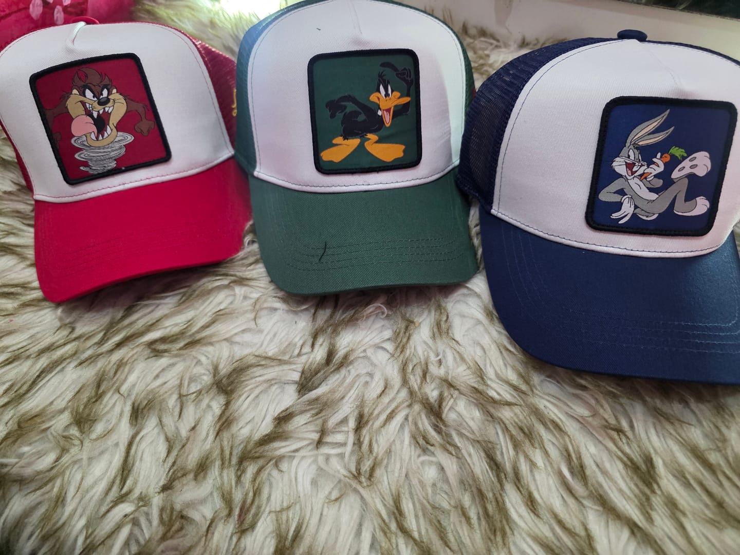 Customer photo review of 9135 - Looney Tunes Patch Trucker Hats