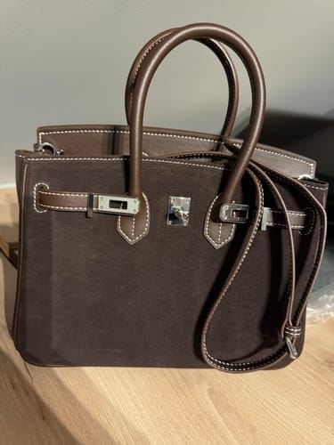 Customer photo review of CHLOE BAG - CHOCOLATE