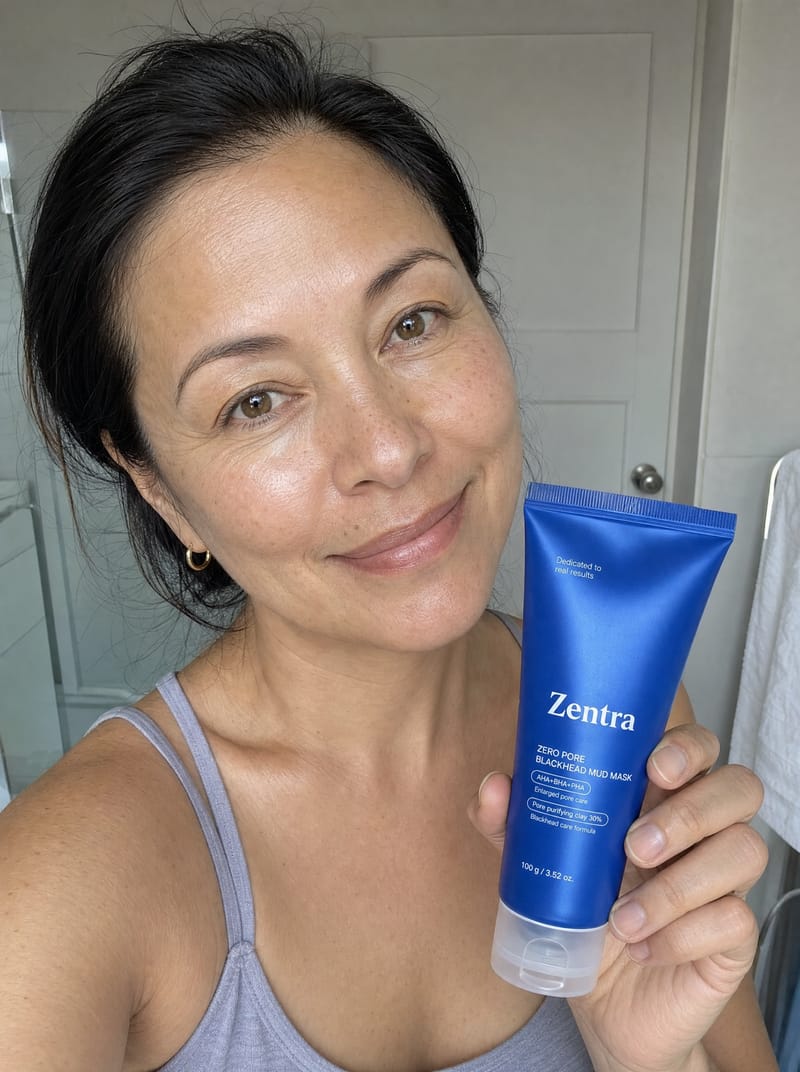 Customer photo review of mud mask