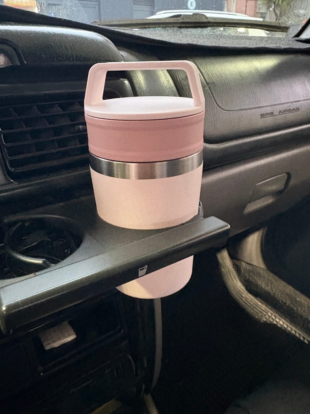 Customer photo review of Mug Café To Go Rosa Palo | 236 ml