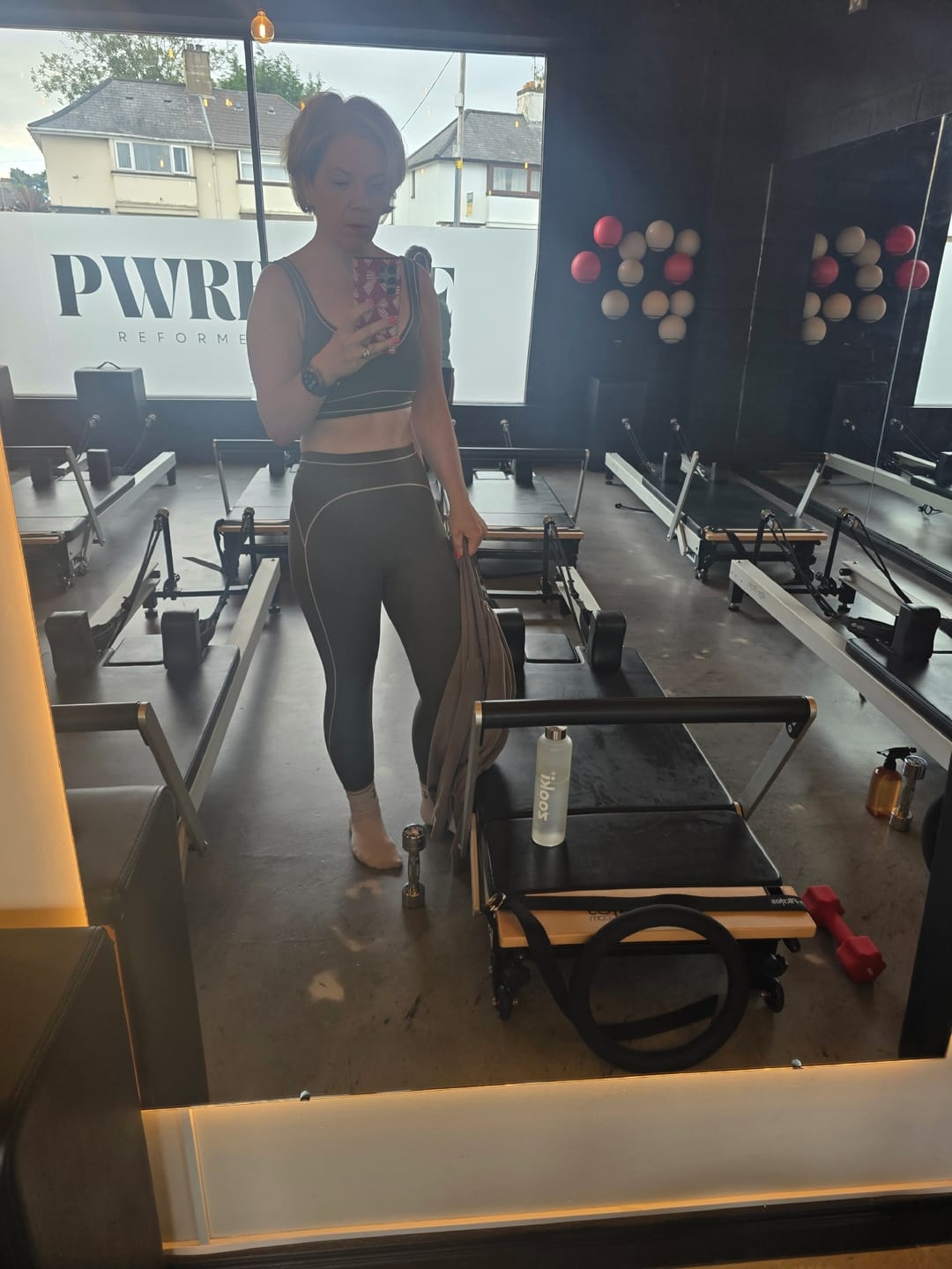 Customer photo review of The Amara Sports Bra Leggings 2-Piece Set