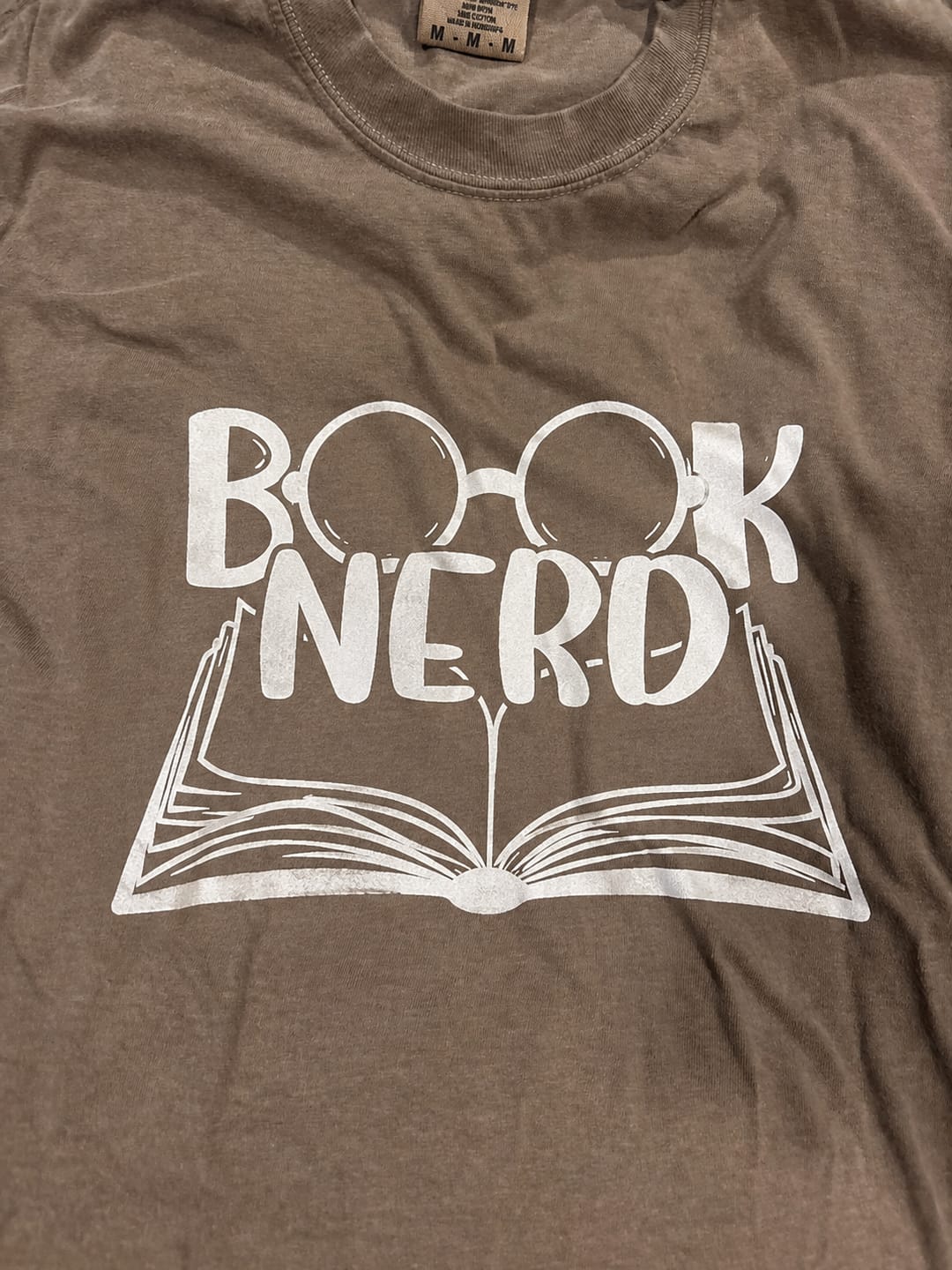 Customer photo review of Book Nerd T-Shirt