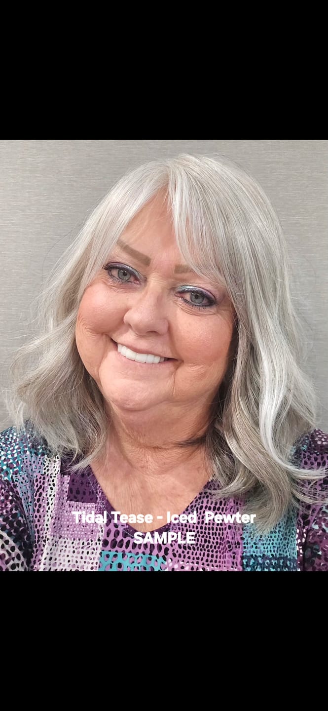 Customer photo review of TIDAL TEASE - Iced Pewter*
